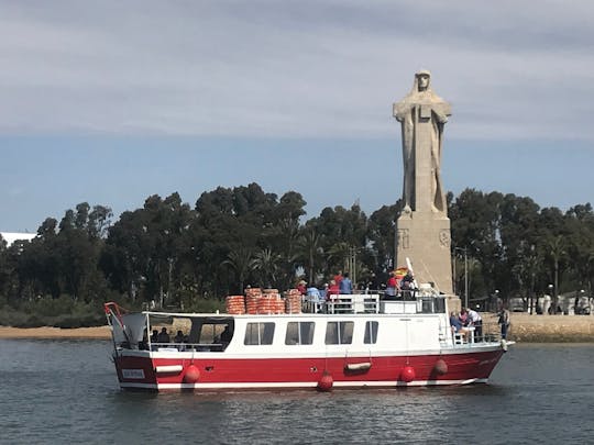 Excursión de medio día a Huelva con crucero en barco