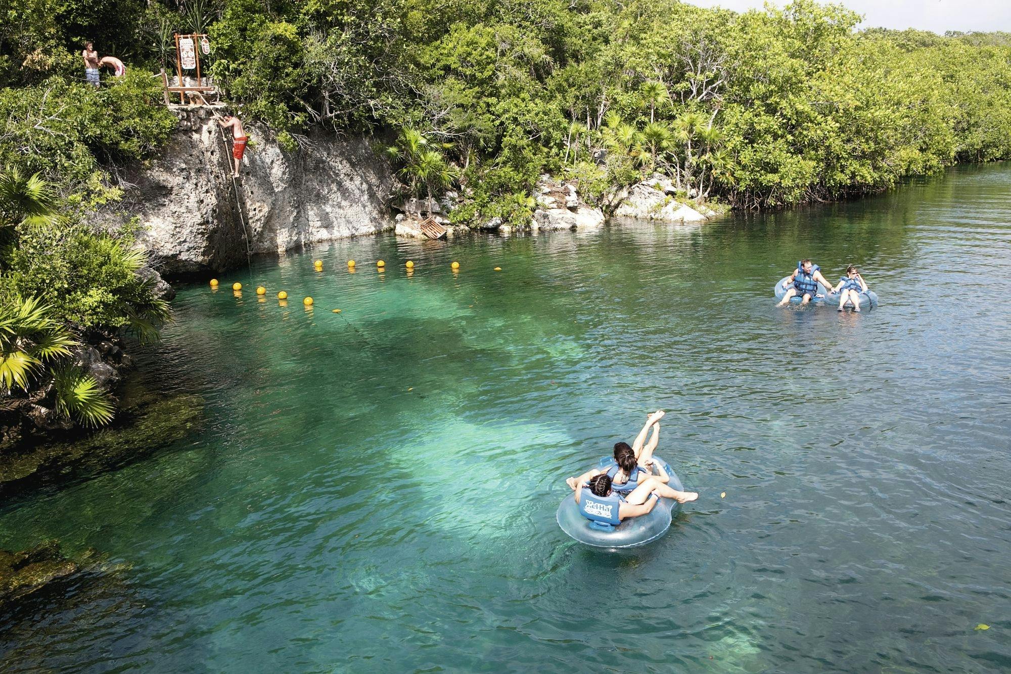 Dolphin swim by Delphinus with Xel-Ha Light Park ticket with transfer