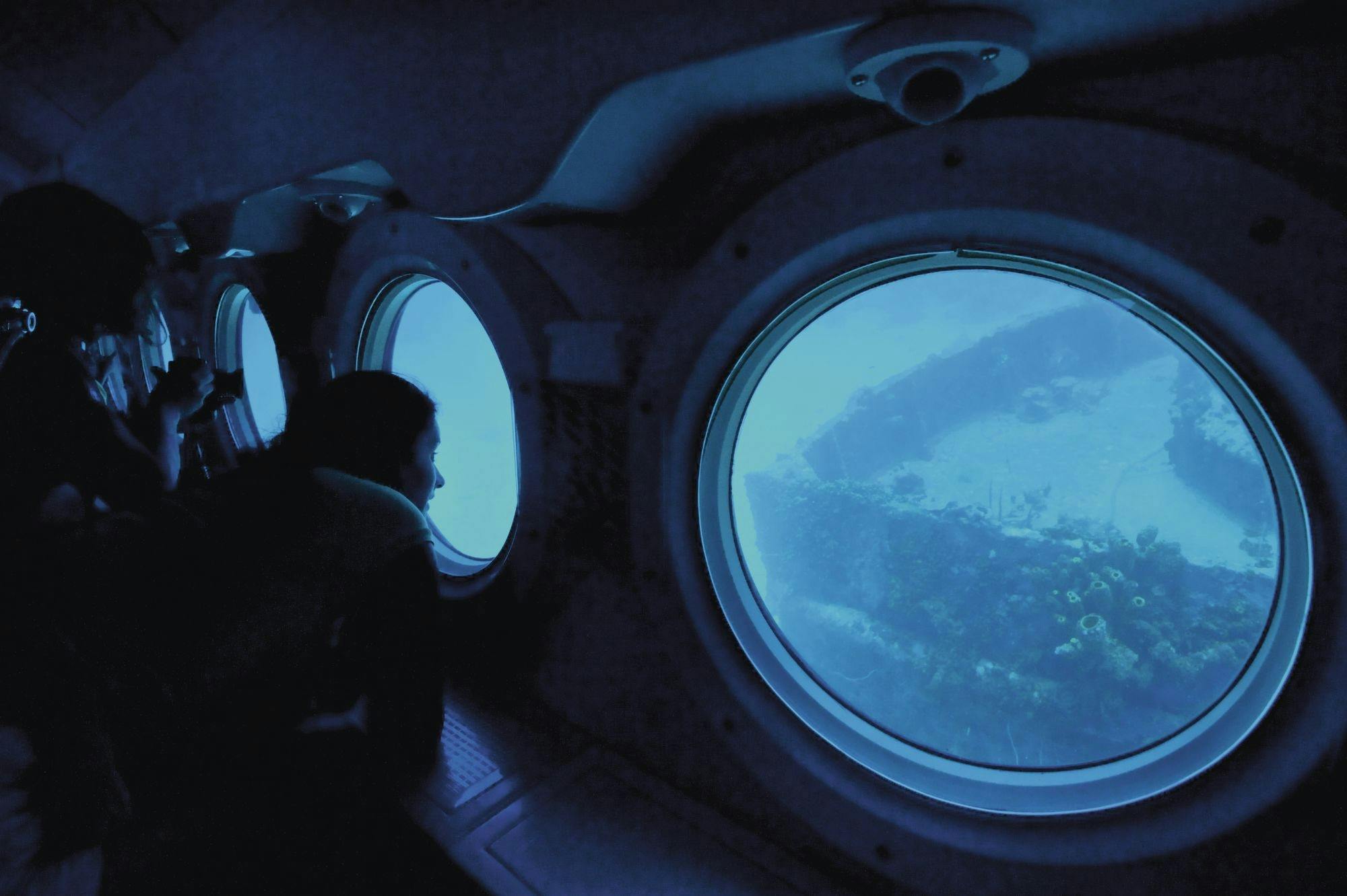 Wycieczka łodzią podwodną z portu Faliraki na Rodos z transferem