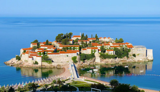 Budva and Sveti Stefan in Montenegro day trip from Tirana or Shkodra