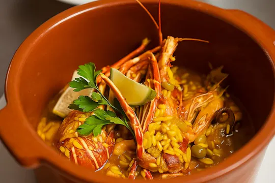 Cena de langosta en un restaurante junto al mar en Boa Vista con traslados