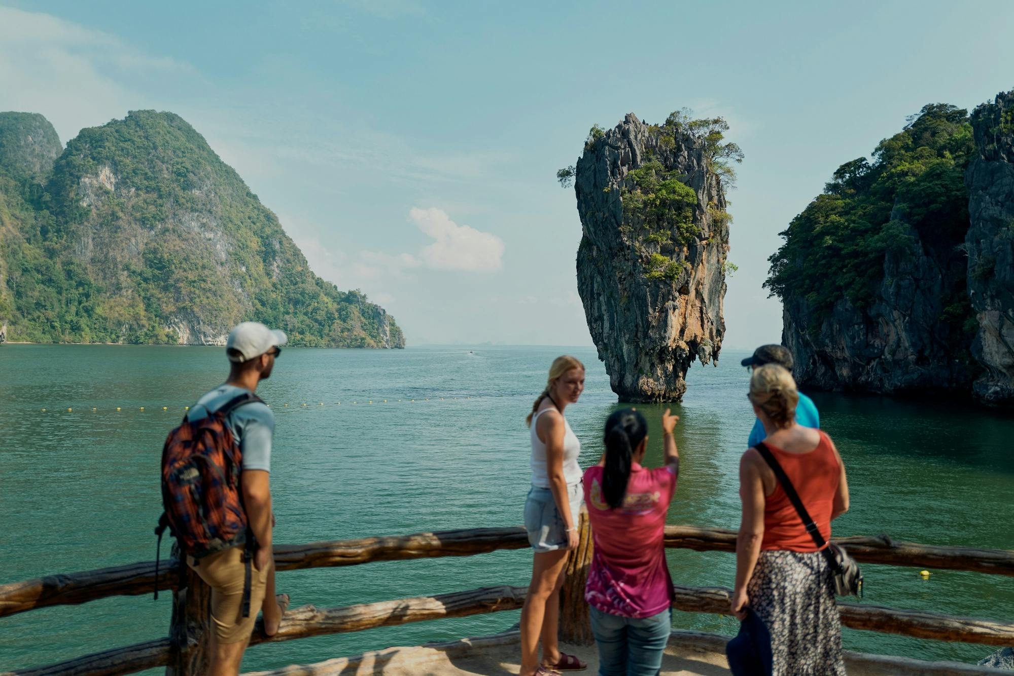 Sunrise Phang Nga island-hopping speedboat tour