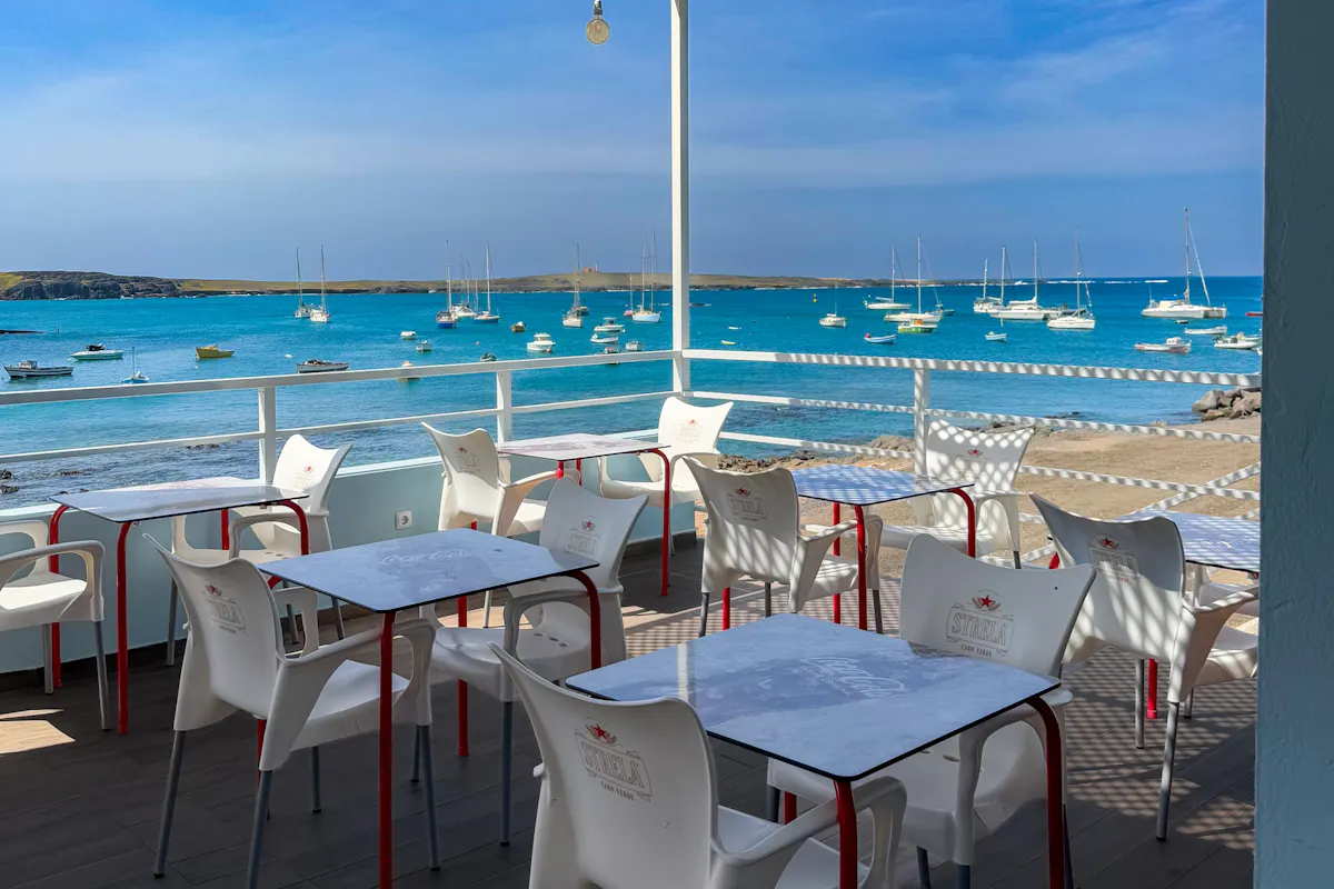 Lobster dinner at a seaside restaurant in Boa Vista with transfers