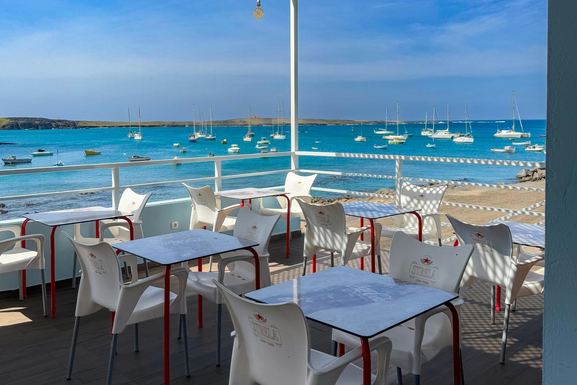Lobster dinner at a seaside restaurant in Boa Vista with transfers