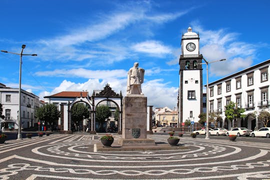 Ponta Delgada landmarks and history by tourist train