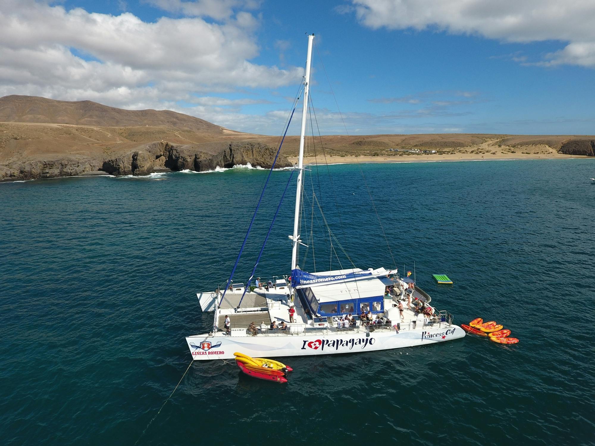 I love Papagayo catamaran ticket only