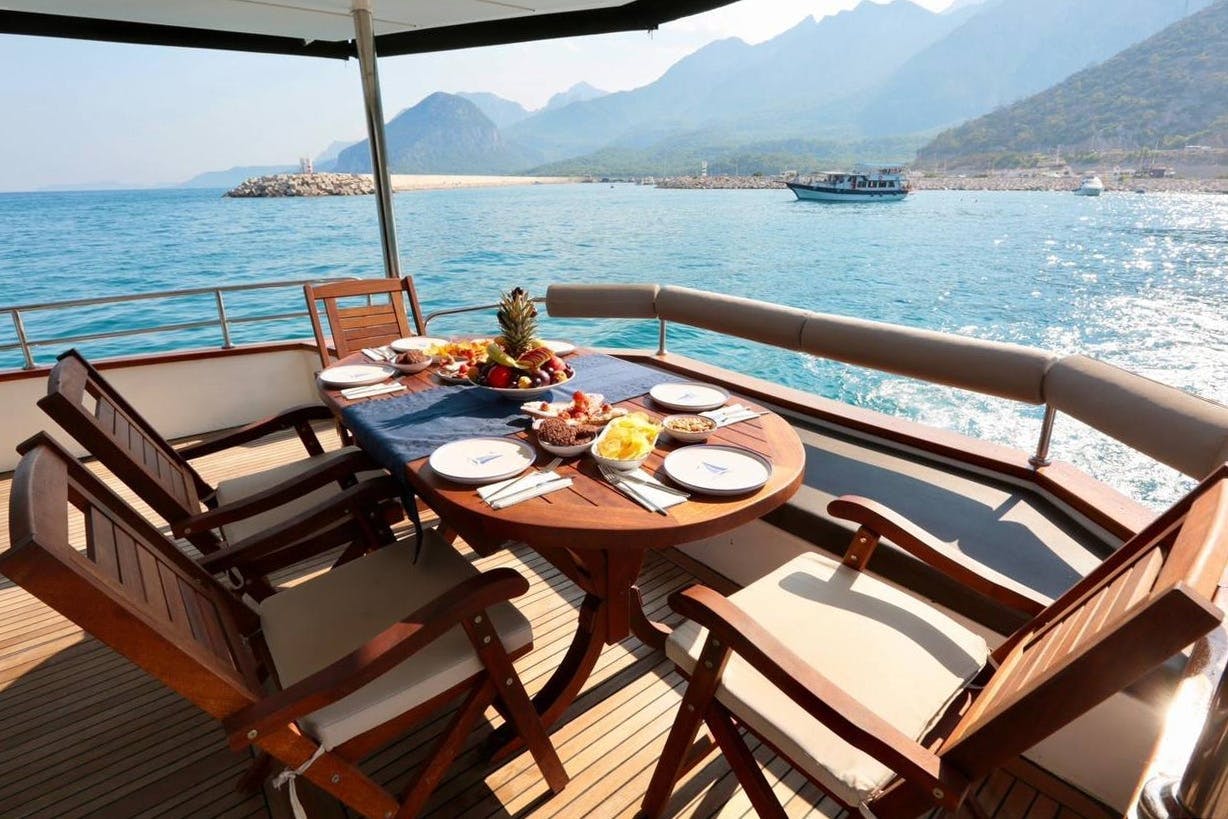 Small-group sunset yacht cruise from Antalya