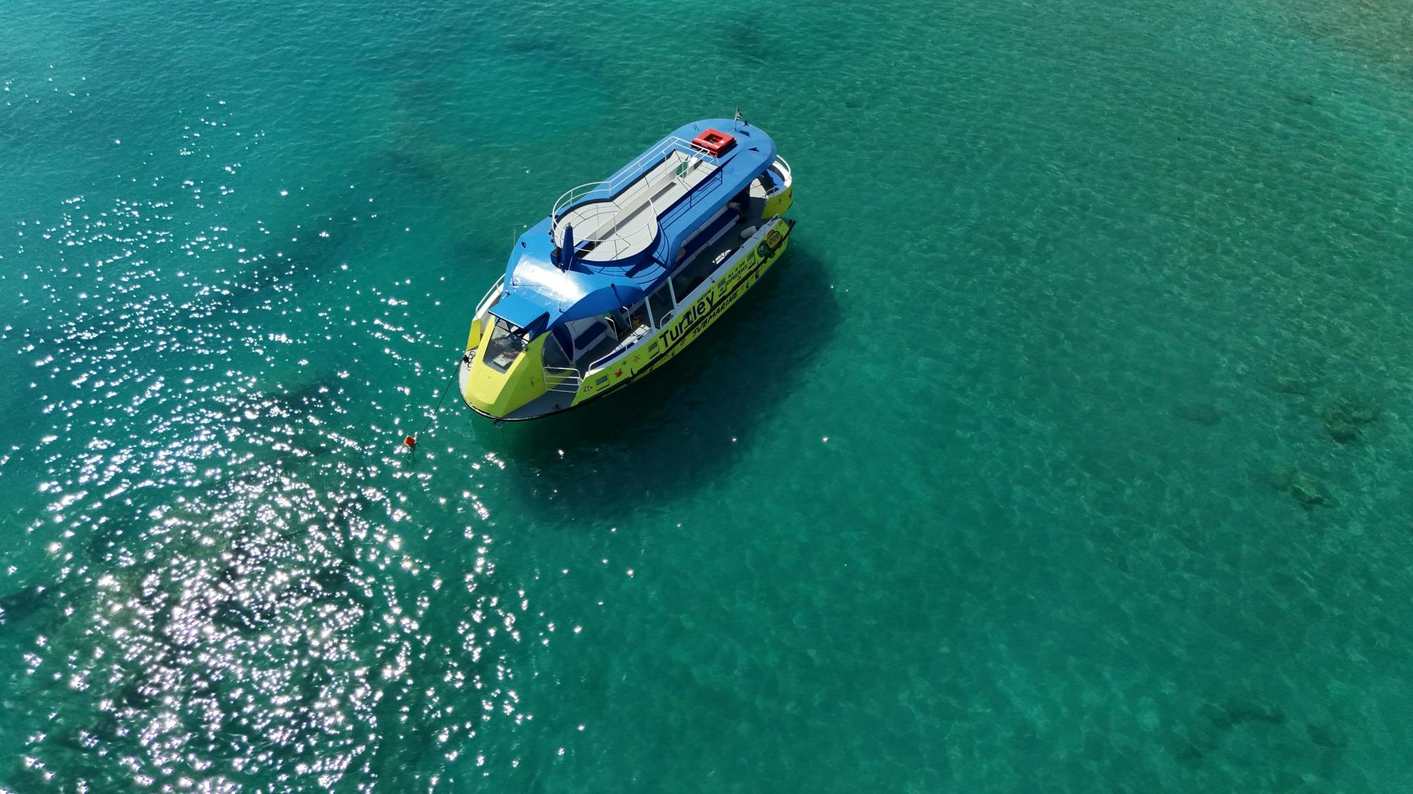 Semi-submarine adventure from Kolymbia with swim stops