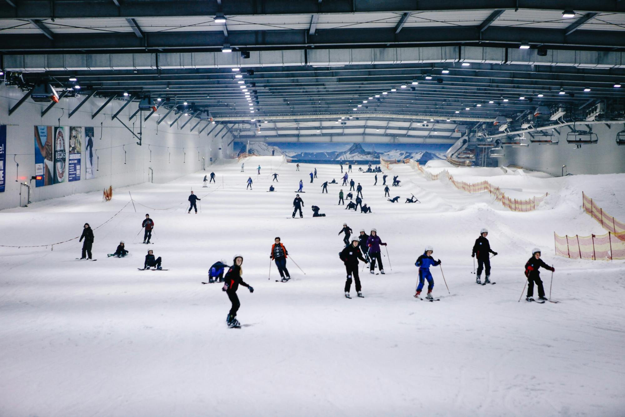 Tobogganing experience at SnowWorld Bispingen