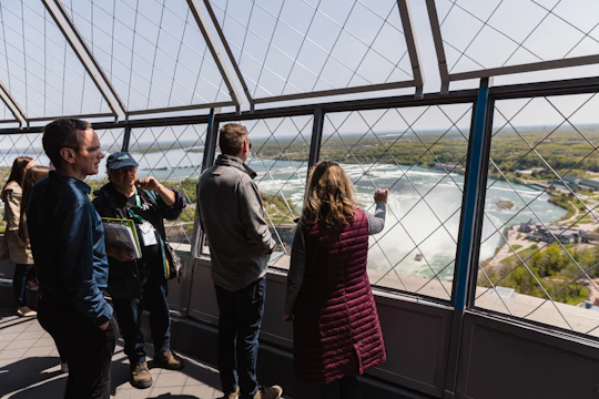 Niagara Falls Skylon Tower and behind the falls guided tour