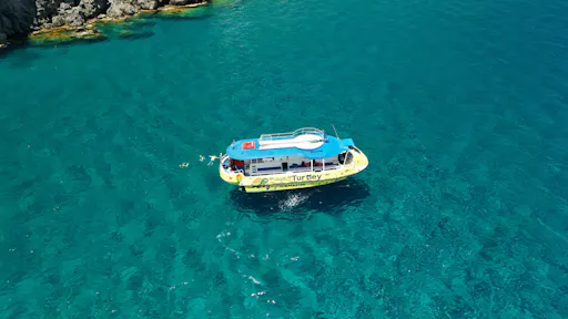 Semi-submarine adventure from Kolymbia with swim stops