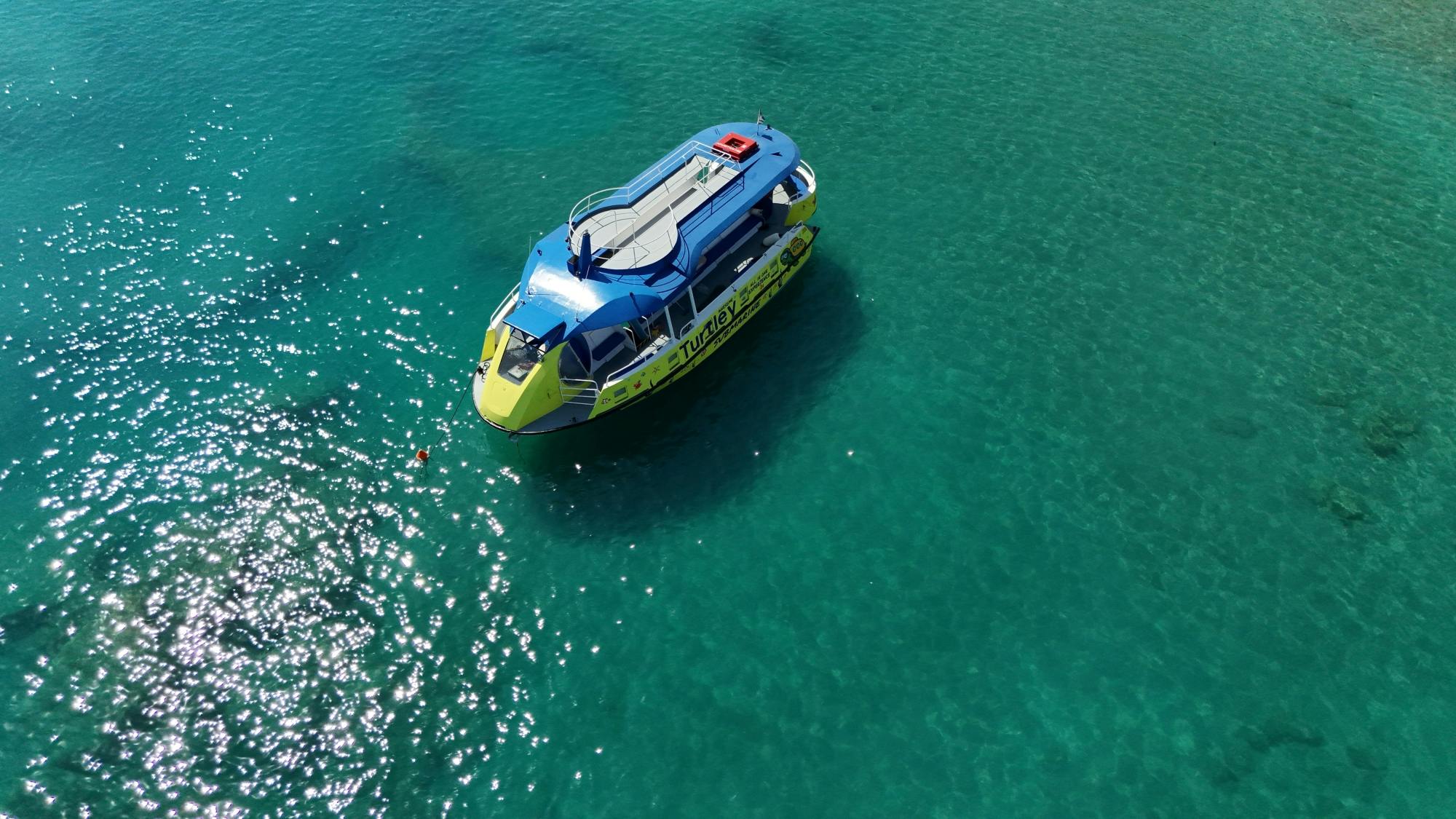 Semi-submarine adventure from Kolymbia with swim stops