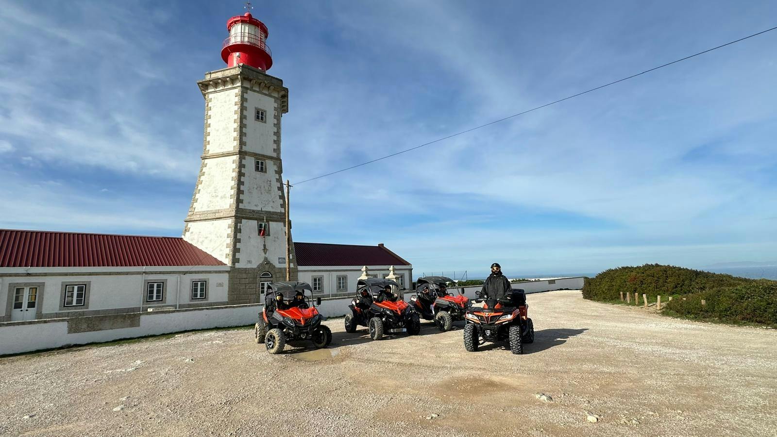 Passeio de buggy ao longo da costa de Sesimbra e do Cabo Espichel
