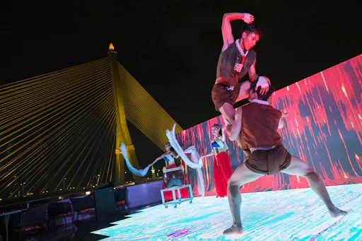 Bangkok by night with dinner cruise on the Chao Phraya River