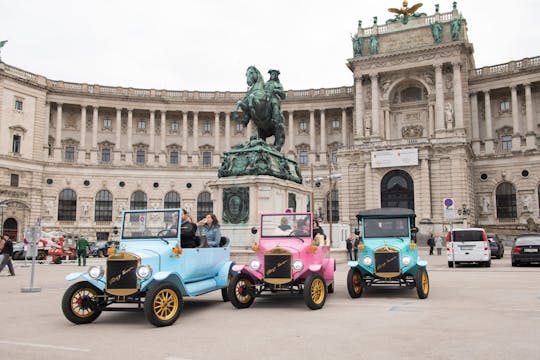 Vienna sightseeing tour in vintage-style electric car