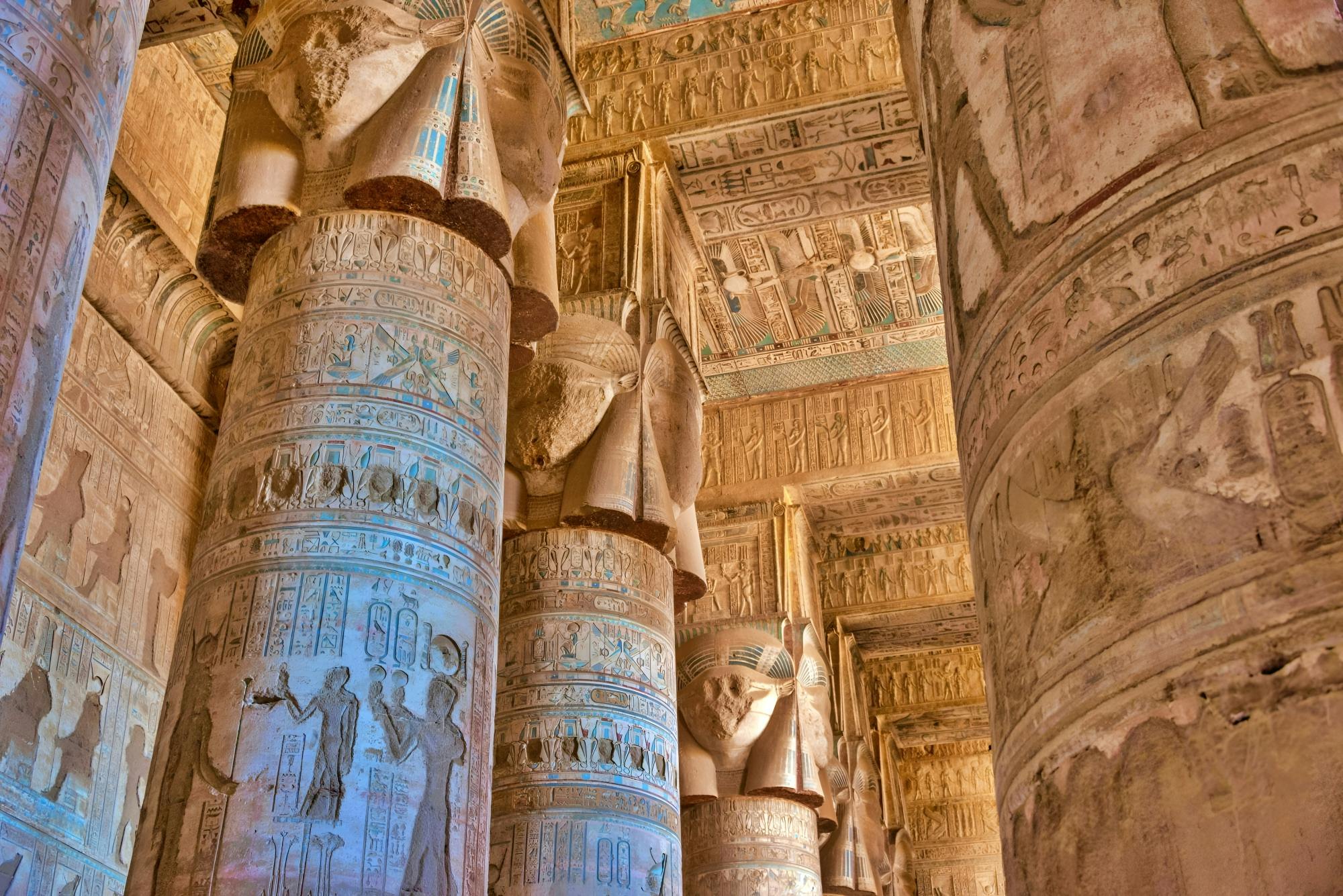 Luxor by air with Dendera temple and Valley of the Kings from Sharm