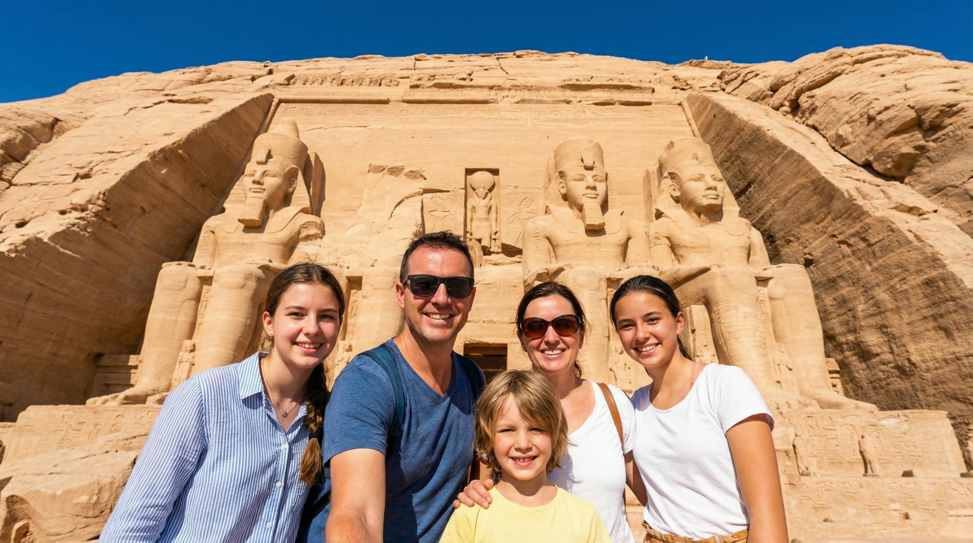 Guided Tour of Abu Simbel Temples from Aswan with Nubian Lunch