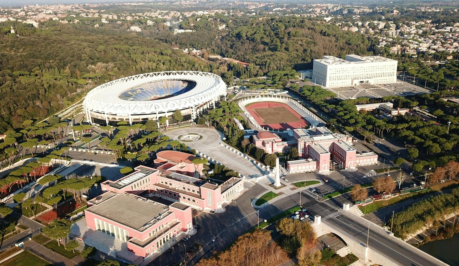 Besichtigung des Olympiastadions in Rom mit Audioguide