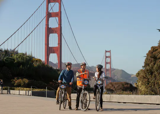 Tour guidato in bicicletta dal Golden Gate Bridge a Sausalito