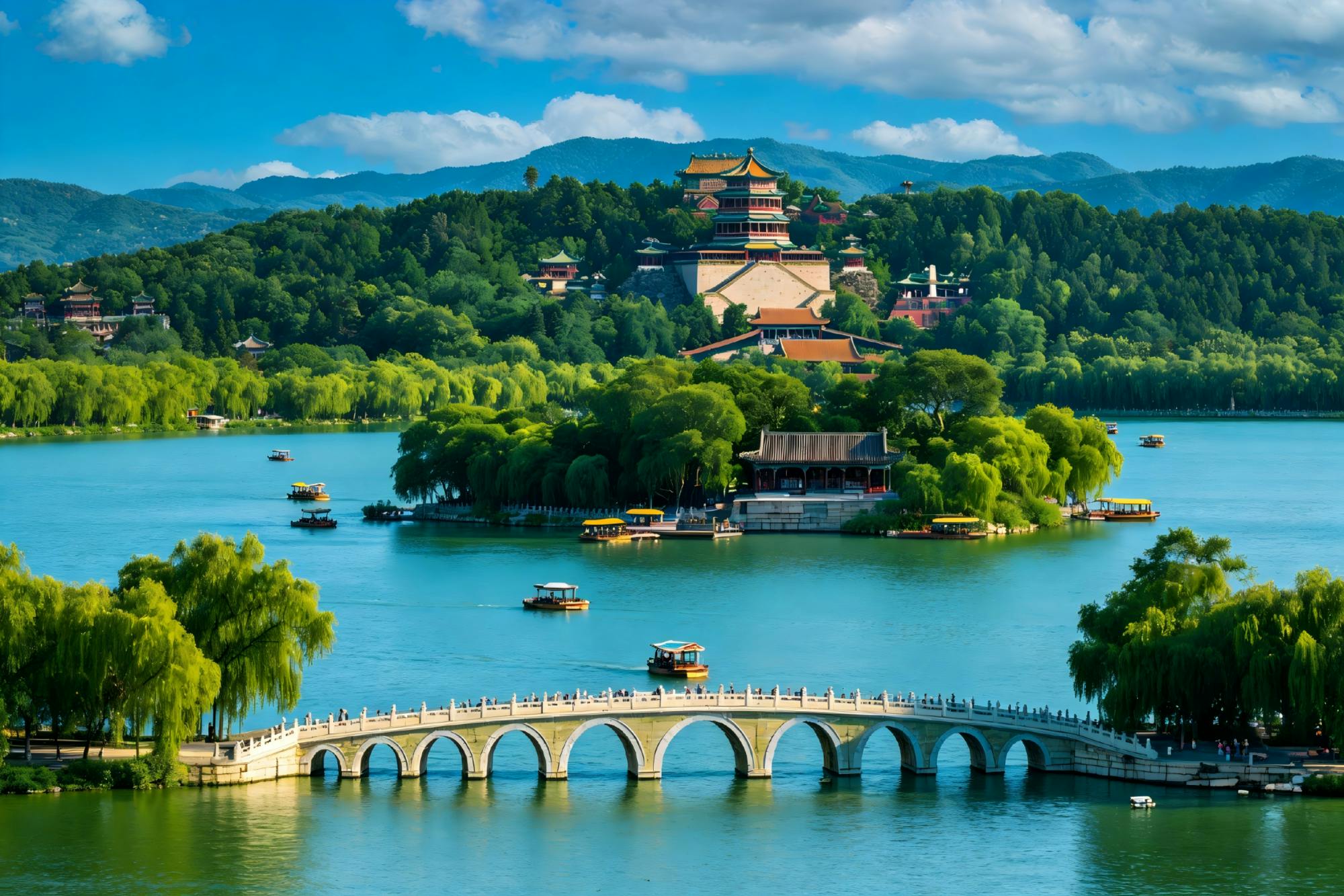 Billet d'entrée au palais d'été de Pékin