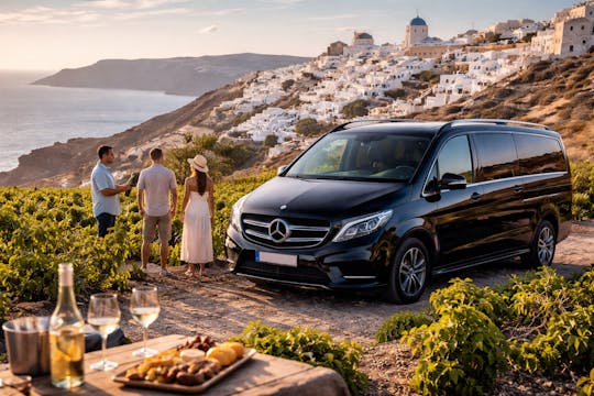 Authentieke Santorini tour met lokale kookles en wijnproeverij