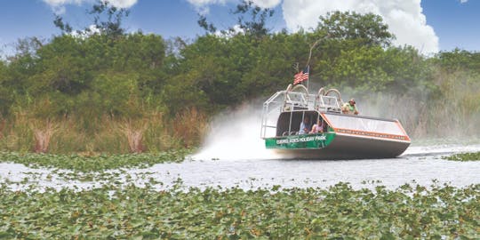 Everglades airboat adventure tour with transportation