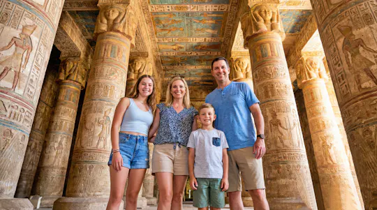 Dendera Temple,Valley of Kings,felucca cruise and lunch from Hurghada