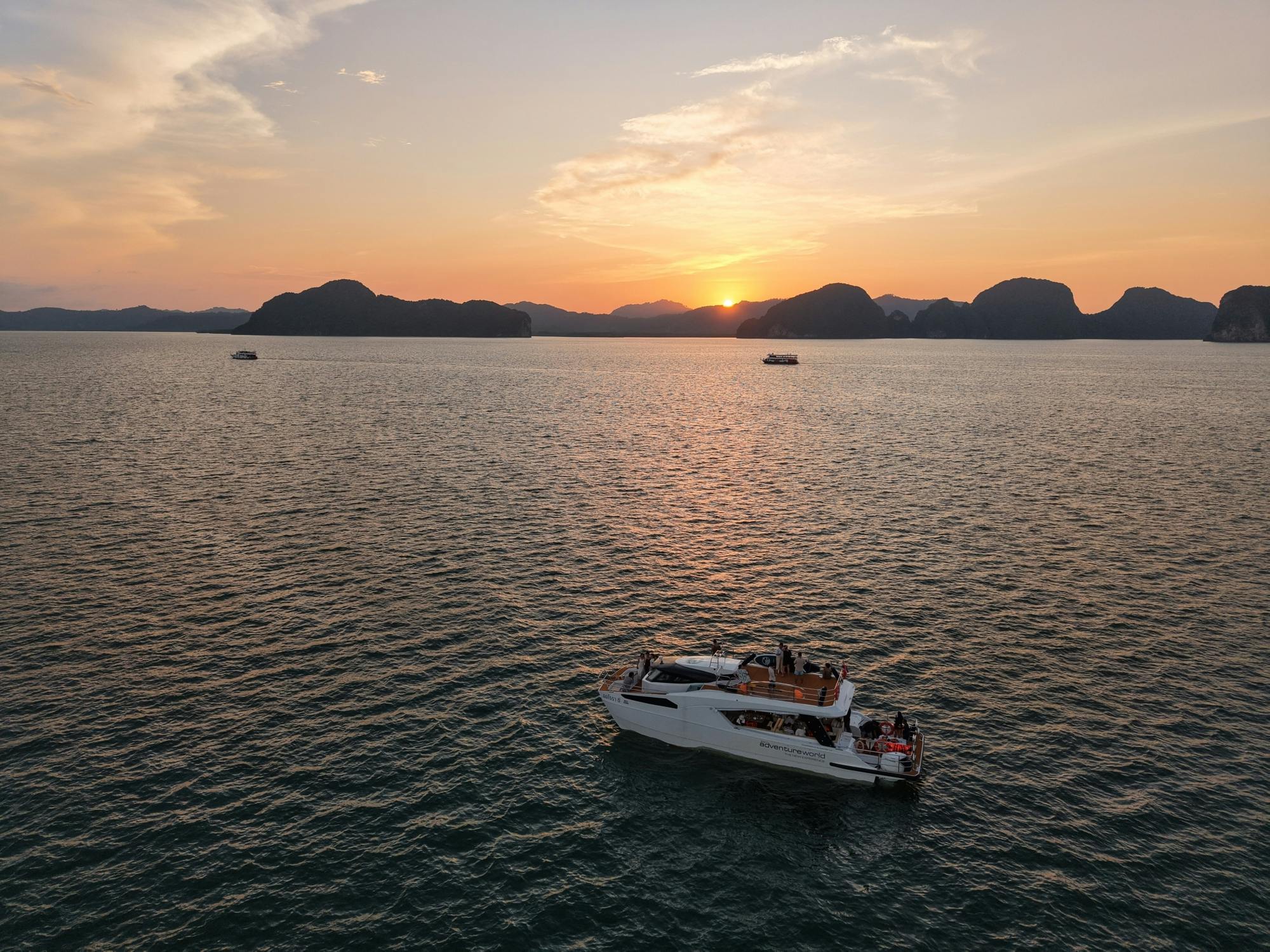 Full-day Phang Nga Bay sunset catamaran cruise