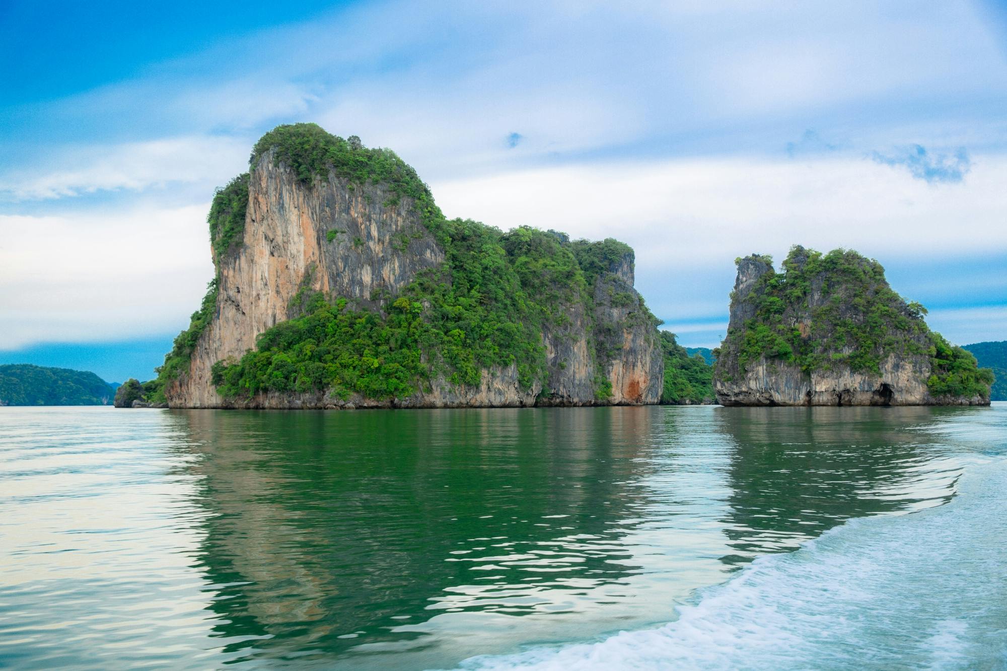 Full-day Phang Nga Bay sunset catamaran cruise