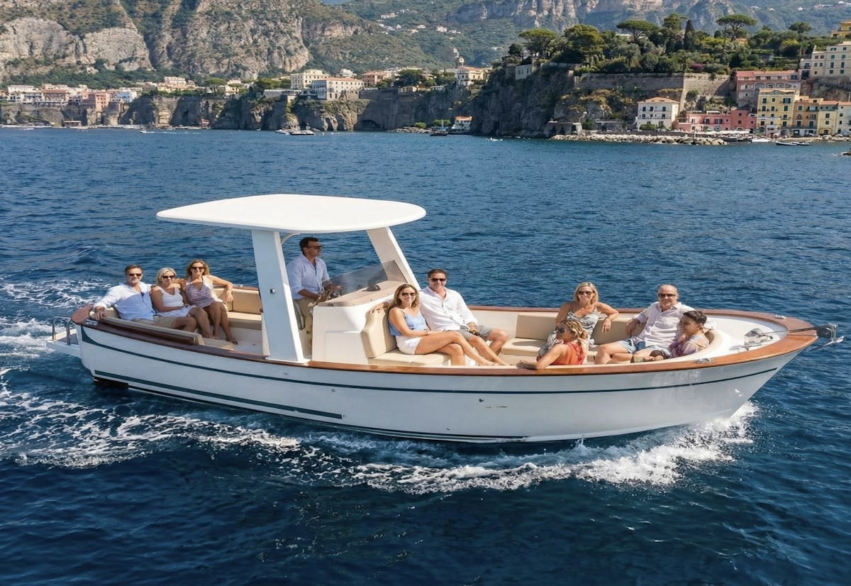 Sorrento kust sightseeing gedeelde boottour