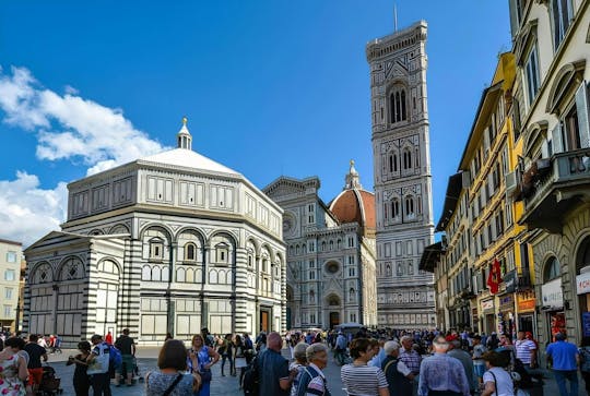 Giotto's Bell Tower and Duomo of Florence Square highlights with audio app
