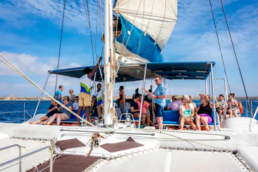 Adults-only Corfu sunset catamaran cruise with drinks and snacks