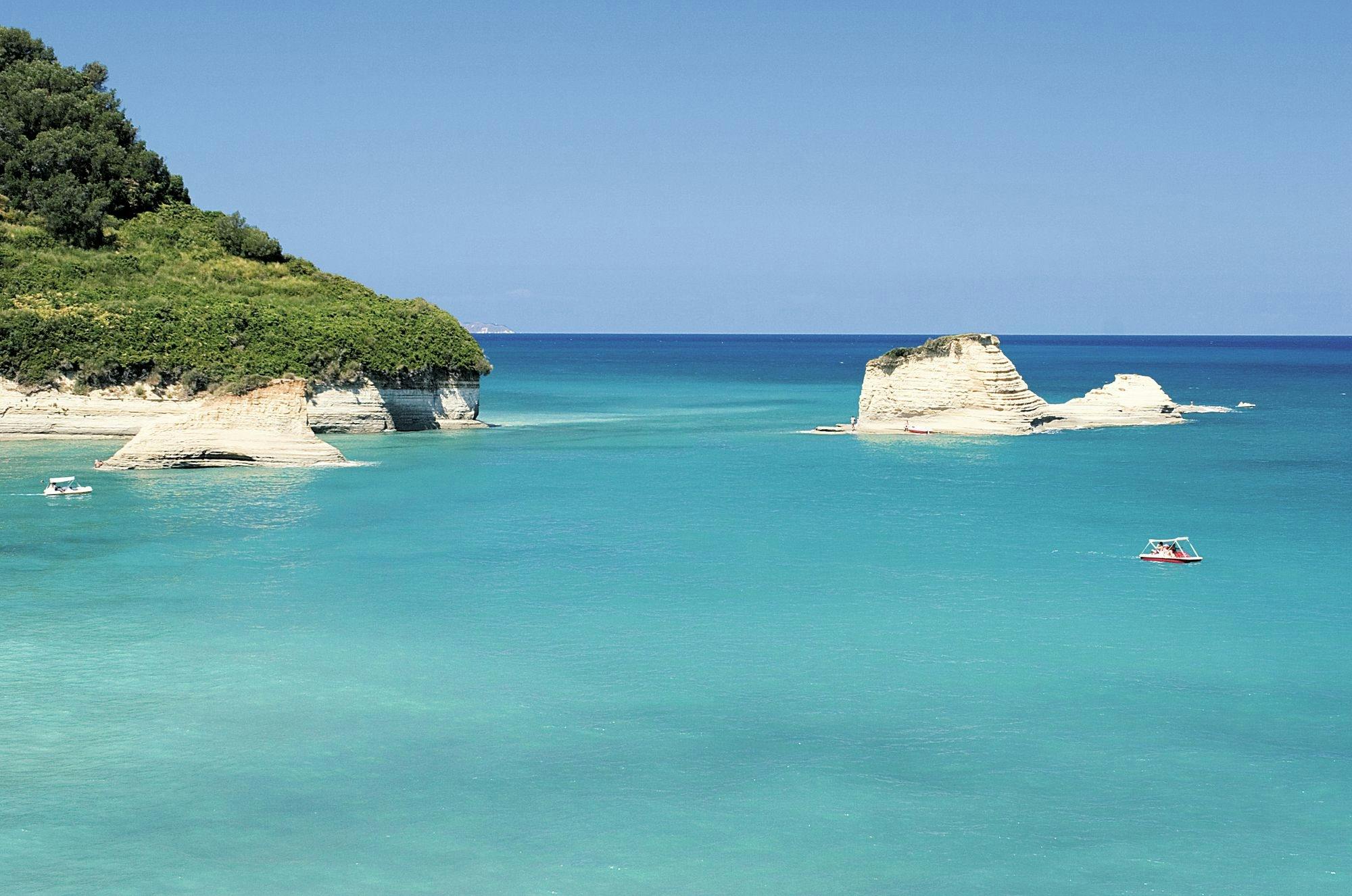 Adults-only Corfu sunset catamaran cruise with drinks and snacks