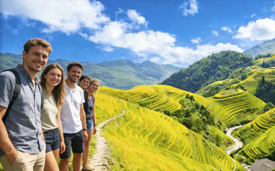 Excursão privada em Guilin aos terraços de arroz Longji e à vila de cabelos longos