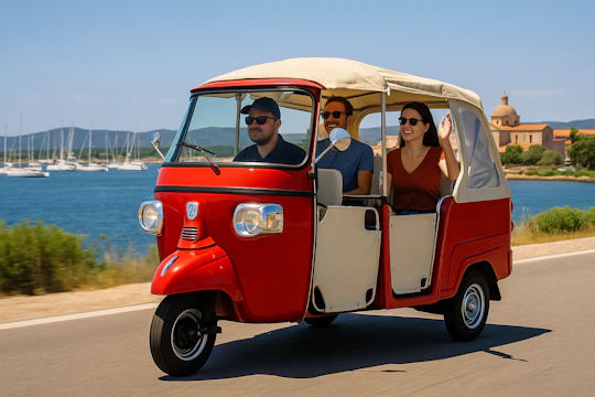 1-Hour Tuk-Tuk Tour of Olbia