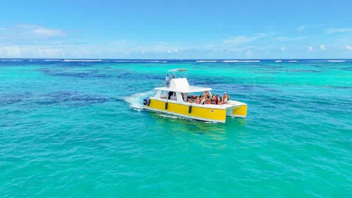 Dominican Republic zip-lining and catamaran cruise with lunch