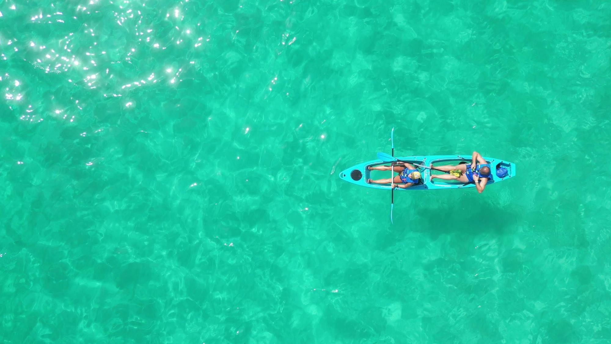 Cape Verde one-hour clear kayak tour from Sal