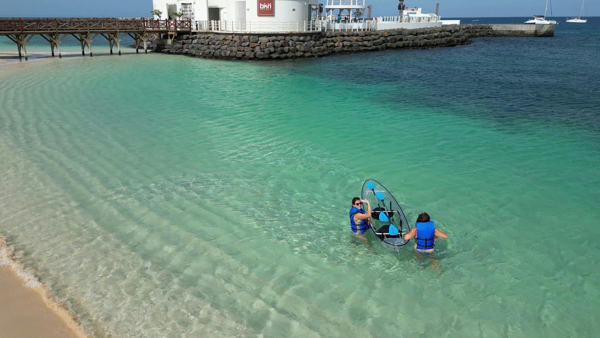 Cape Verde one-hour clear kayak tour from Sal
