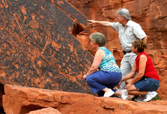 Valley of Fire-tour vanuit Las Vegas met bezoek aan het Lost City Museum