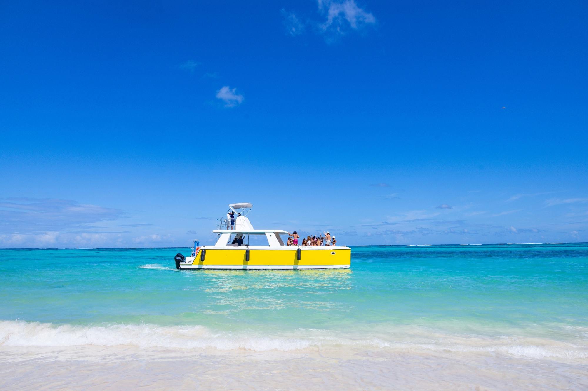 Dominican Republic zip-lining and catamaran cruise with lunch