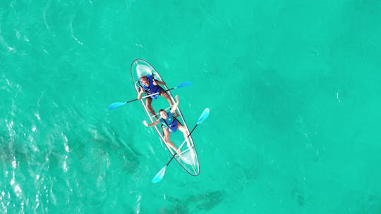 Excursion d'une heure en kayak transparent au Cap-Vert à partir de Sal
