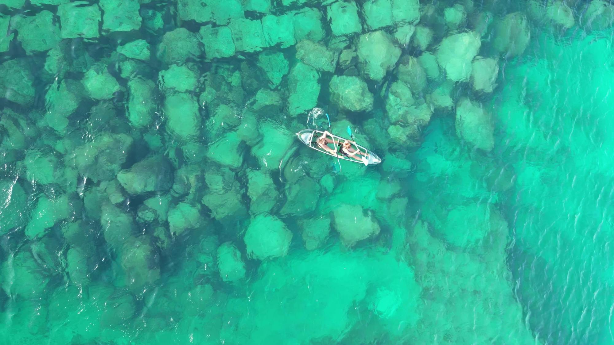 Cape Verde one-hour clear kayak tour from Sal