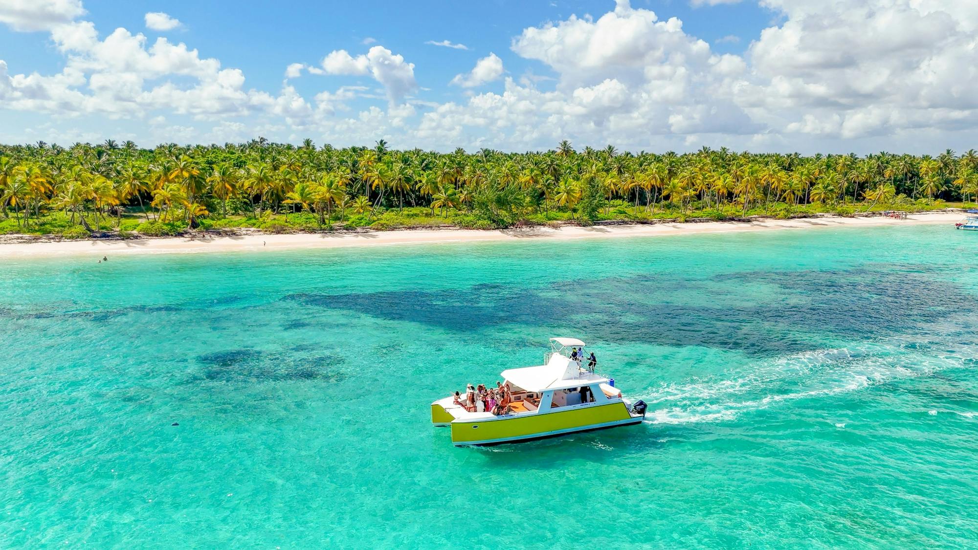 Excursion d'une journée à Punta Cana avec croisière en catamaran et visite de Monkeyland