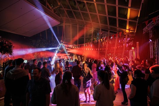 Billet pour la soirée musicale du Sky Garden de Londres avec une coupe de champagne