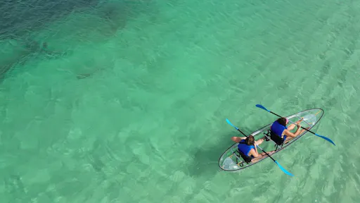 Cape Verde one-hour clear kayak tour from Sal