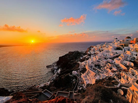 Visita de descoberta de 4 horas a locais emblemáticos de Santorini