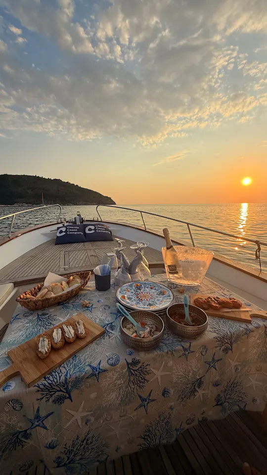 Palinuro Aperitif Sunset Boat Tour