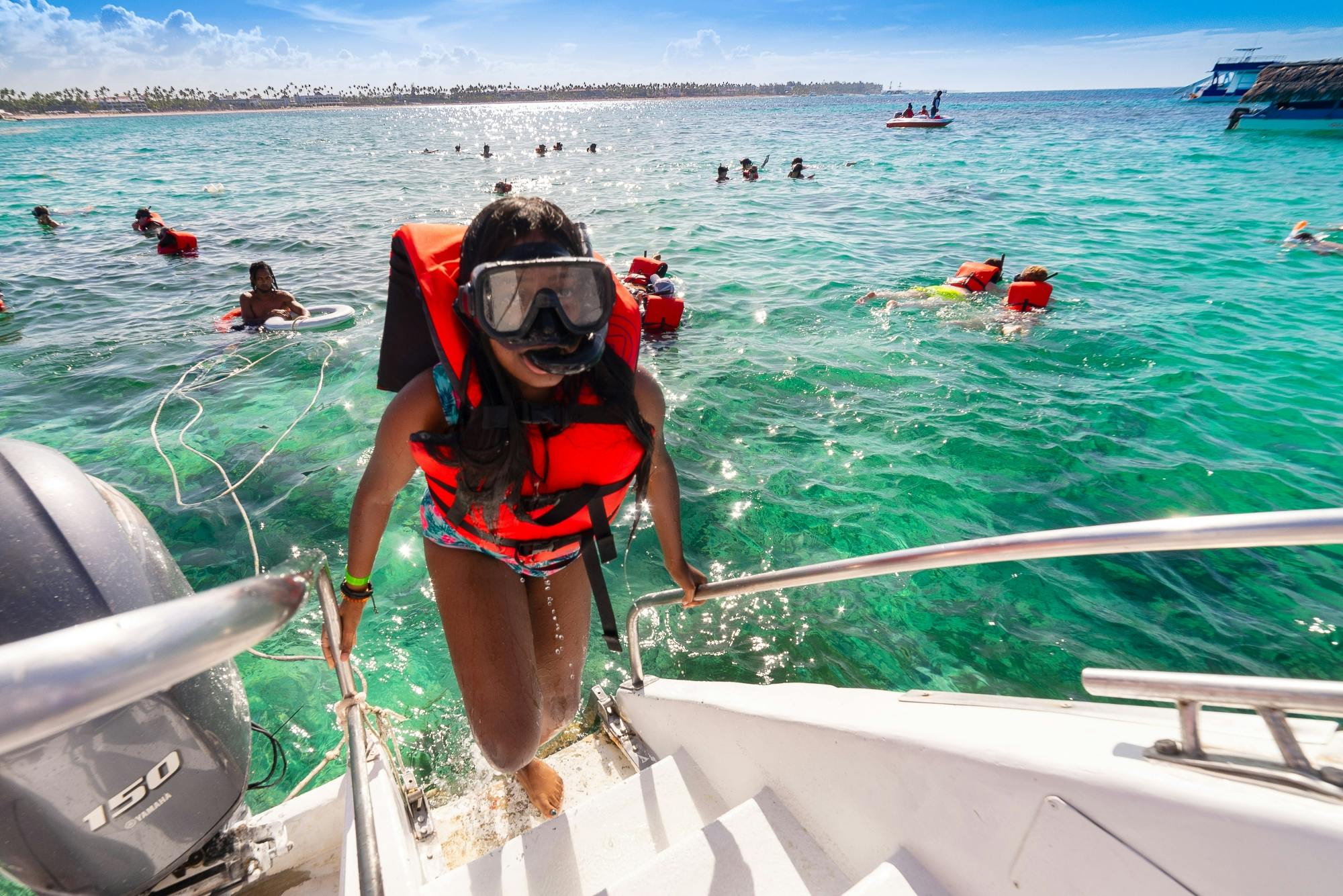 Half-day Bavaro cruise with snorkel stop