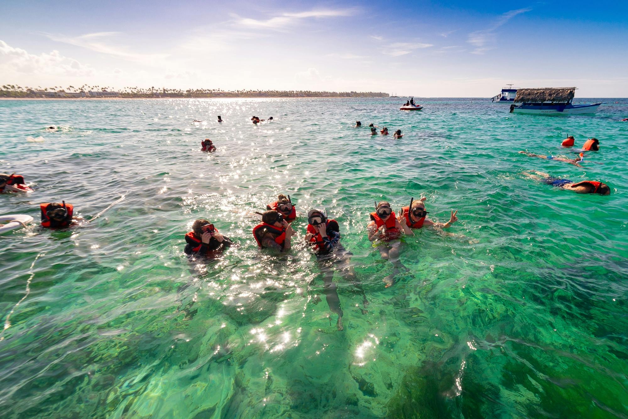 Half-day Bavaro cruise with snorkel stop