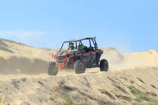 Los Cabos sunset UTVs and moonlight ziplines